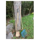 Shovel, Apple Picker & Fence Stretcher