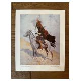 Frederic Remington ï¿½The Blanket Signalï¿½ Print