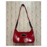 Red Patent Leather Shoulder Bagï¿½12ï¿½6