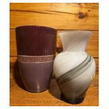 Decorative Planter & Glass Vaseï¿½11.5ï¿½