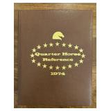 1974 Quarter Horse Stud Bookï¿½Leather bound