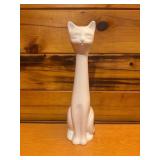 Vtg Ceramic Tall Cat Toilet Brush Holderï¿½18ï¿½
