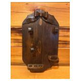 Vtg Wooden Curling Iron Caddyï¿½11ï¿½20