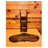 Wooden Shelf & Towel Holderï¿½7x7x21 & 9ï¿½24