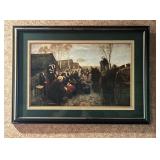 Vtg. Fritz Mackenson Printï¿½32ï¿½22.5