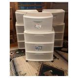 Plastic Storage Drawer Units