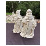 Vtg Santa Claus Figurine Pairï¿½9ï¿½