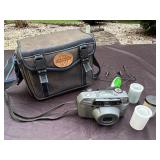 Pentax 1QZoom 160 Camera with Bag