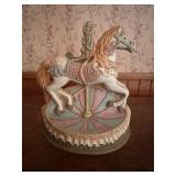 Cast Iron Carousel Horse Doorstopï¿½7.5ï¿½
