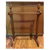 Vtg Wooden Quilt Rackï¿½26ï¿½38