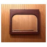 Vtg Wooden Wall Mirrorï¿½22ï¿½19