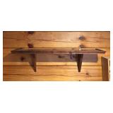 Wooden Wall-Mounted Shelfï¿½34x8x10