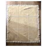 Vtg Suede & Sherpa Lap Blanketï¿½55ï¿½46