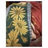 Vtg Blankets With Floral & Panda Designs