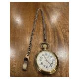 Vtg Milan Quartz Pocket Watch