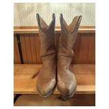 Vtg Justin Leather Western Bootsï¿½Size 11D