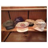 Five Branded Vtg Hats