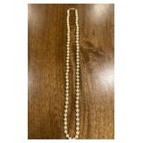 Vtg Pearl Necklace with Clasp