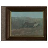 Vtg Framed T. Chandler Printï¿½30ï¿½23.5