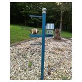 Blue Wooden Birdhouse Standï¿½38ï¿½