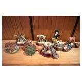 Vtg Teapot Houses & Football Playerï¿½5ï¿½