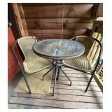 Outdoor Bistro Table and Chair Set