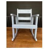 Vtg. Childs Wooden Rocking Chairï¿½12x10x13