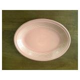Vtg. Fiesta Rose Pink Oval Serving Platter