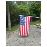 American Flag w/Poleï¿½F) 34ï¿½57 P) 92ï¿½ & 71ï¿½