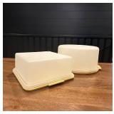 Vtg Tupperware Cake Keepersï¿½10ï¿½10 & 12ï¿½ Dia.