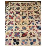 Vtg Patchwork Quiltï¿½69ï¿½78