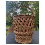 Woven Rattan Sewing Basket w/Lidï¿½10ï¿½11