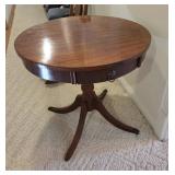 Antique Round Table With Drawer