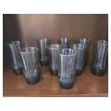 Vintage Libbey Apollo Blue Glasses