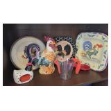 Rooster/Chicken Kitchen Decor Lot