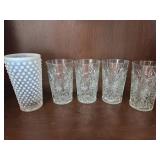 Vintage Tumblers Including Fenton