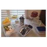 Kitchen Organization and Utensil Lot