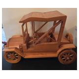Handcrafted Wooden Car Model