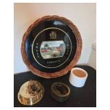 Jamaica Wicker Tray with Coasters