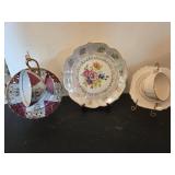 Decorative Plates and Cups Set