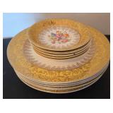 Yellow 22k Southern Potteries Set
