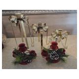 Misc Christmas Candlestick Holders