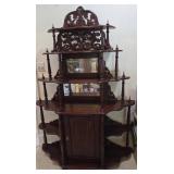 Victorian Mahogany Etagere, 75 Inches