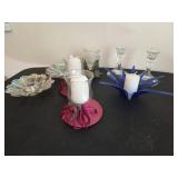 Misc. Glass, Ceramic, Metal Candle Holders