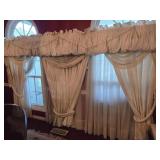 3-Panel Curtains With Valance