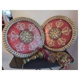 Large Oriental Decorative Plates