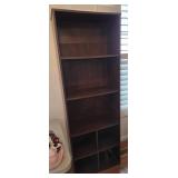 Espresso Book Shelf, 72 x 25.5 x 12 in