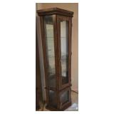Corner Curio Cabinet with Lights
