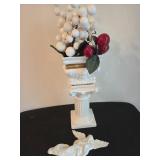 Porcelain Angel and Vase Planter