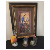 Parrot Picture and Decor Set